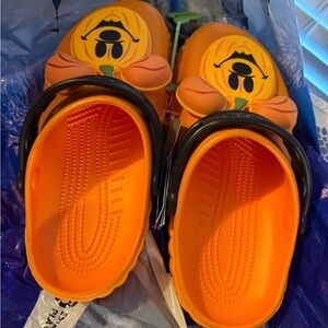 Disney Halloween Pumpkin Clogs